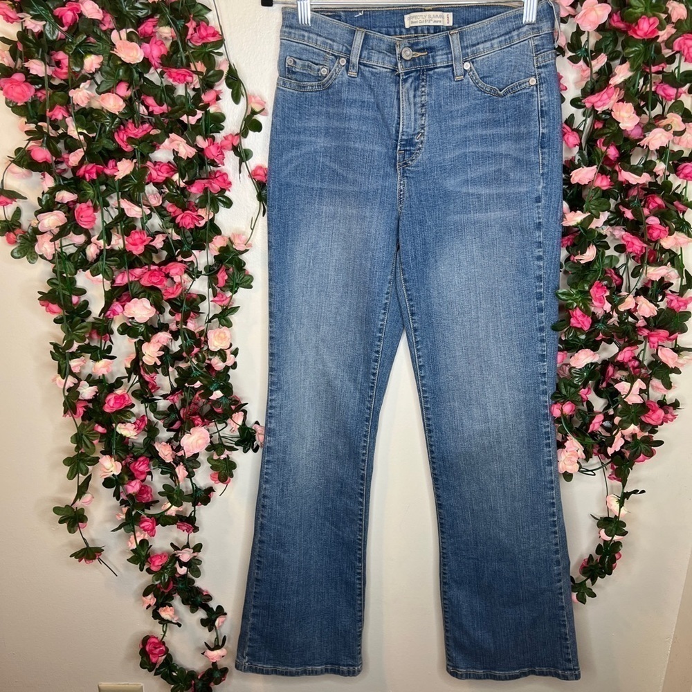 Levi’s 512 Perfectly Slimming Denim Jeans Women’s Casual Light Wash 6 Stretch